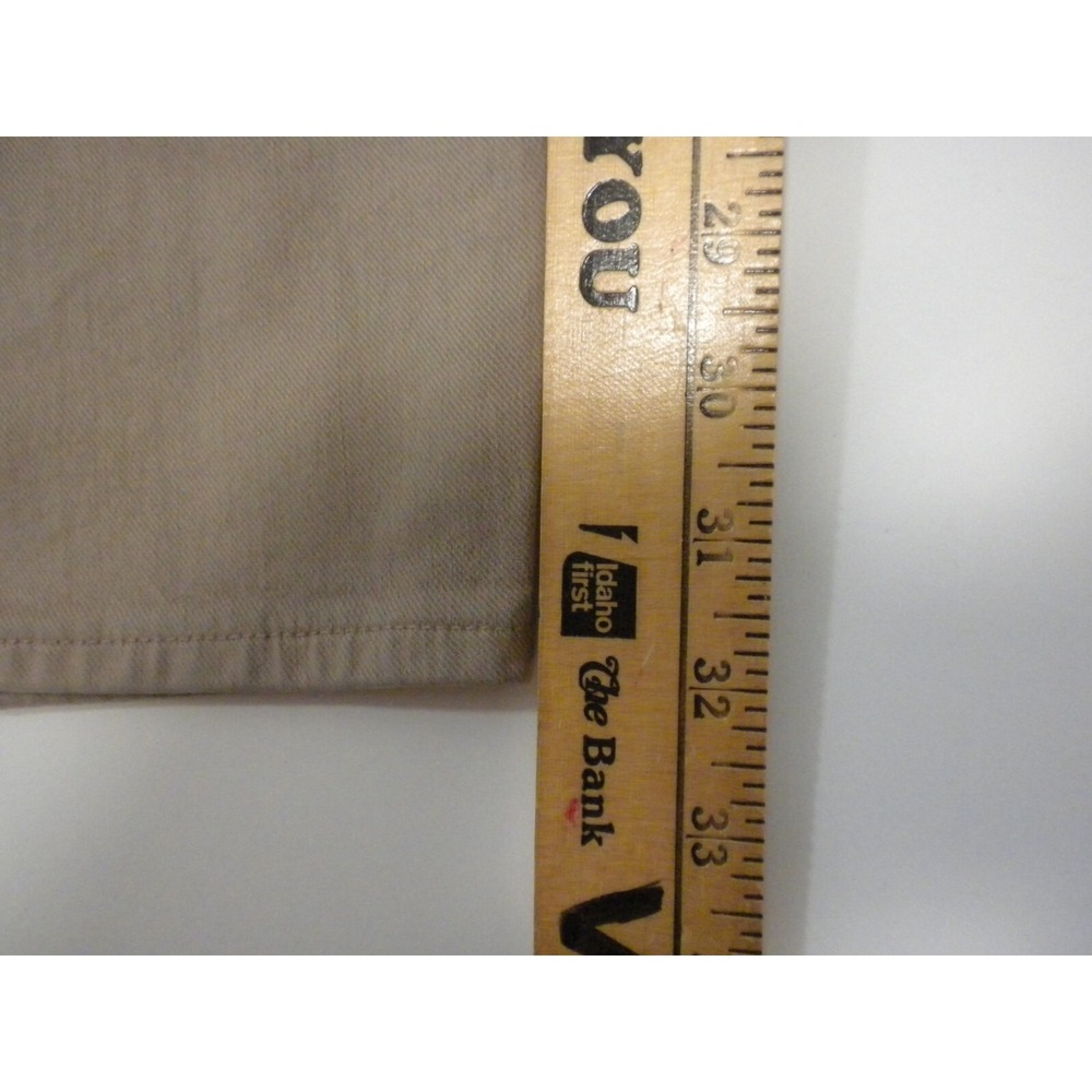 J Crew Pants Mens 34x34 Beige 484 Stretch Chino Slim Fit Tapered Leg Jeans - Picture 13 of 14